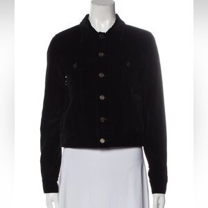 Saint Laurent Velvet Music Note Jacket